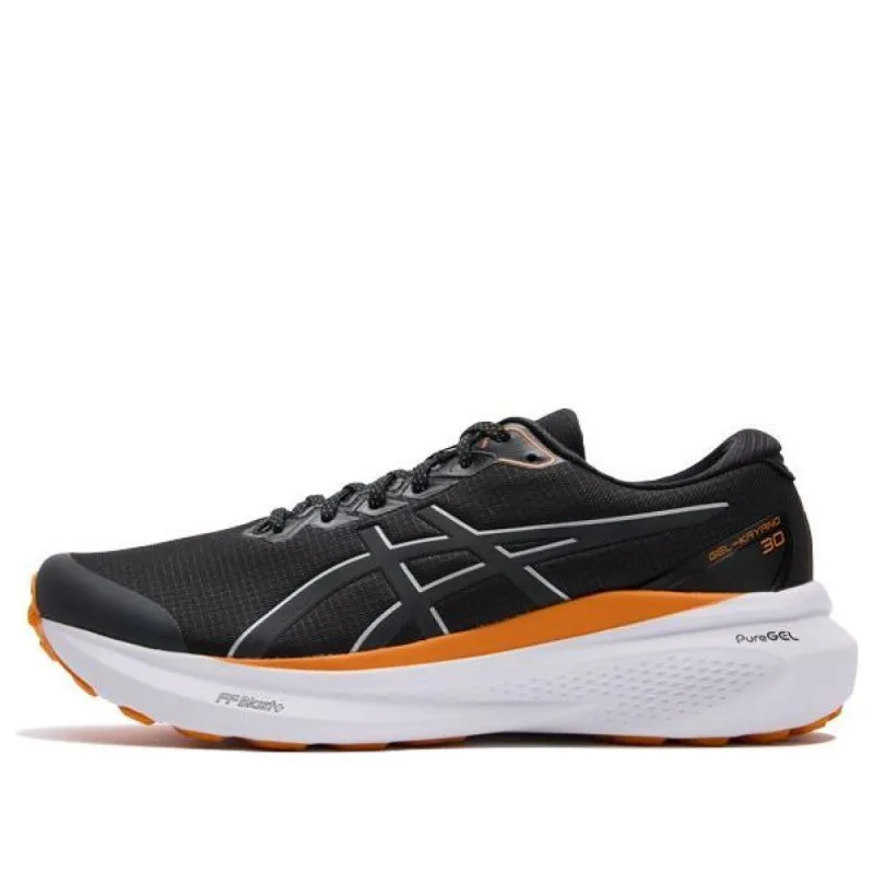 Asics Gel-Kayano 30 Lite Show Running Shoes 'Black Orange White' 1011B765-001 sold by KicksCrew