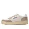 AUTRY Medalist Low Leather and Suede 'White Beige' AULM-LO01 sold by KicksCrew