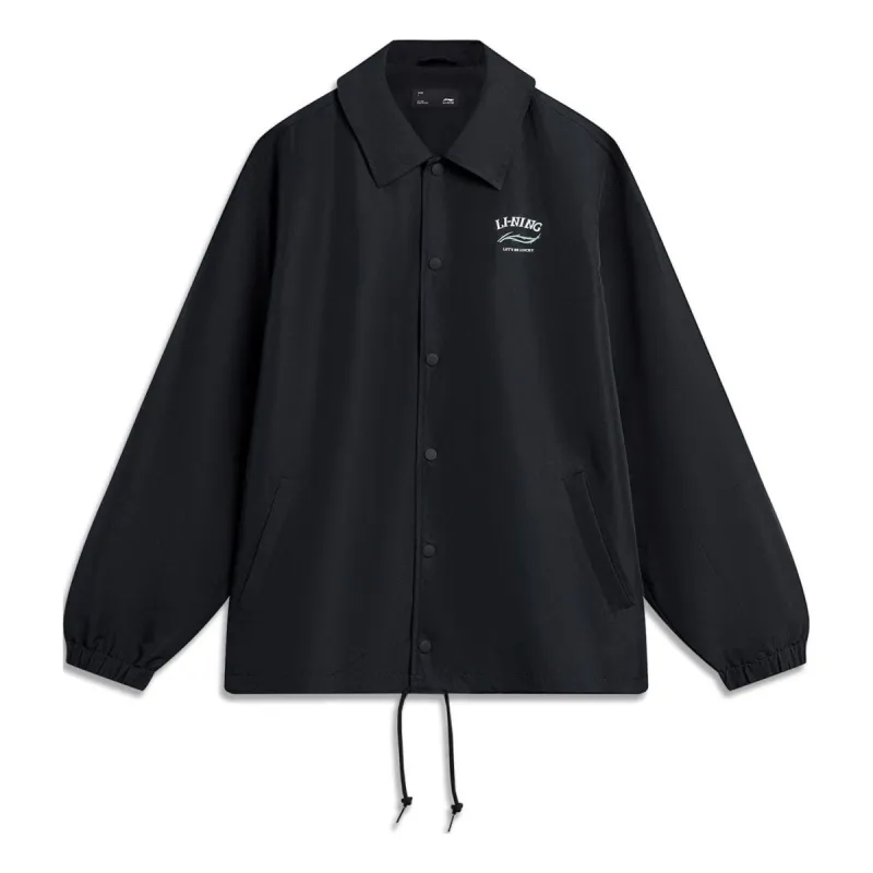 Li-Ning Graphic Coach Jacket 'Black' AFDU365-2 sold by KicksCrew