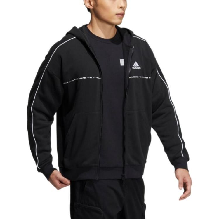 Adidas Word SWT Full-Zip Hoodie 'Black' IA9435 sold by KicksCrew product image thumbnail 6