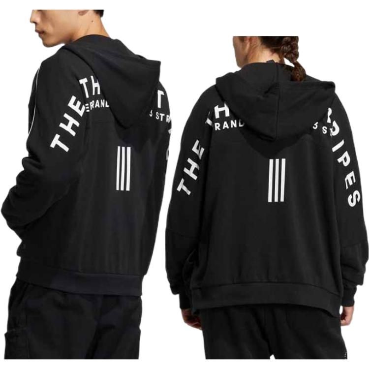Adidas Word SWT Full-Zip Hoodie 'Black' IA9435 sold by KicksCrew product image thumbnail 3