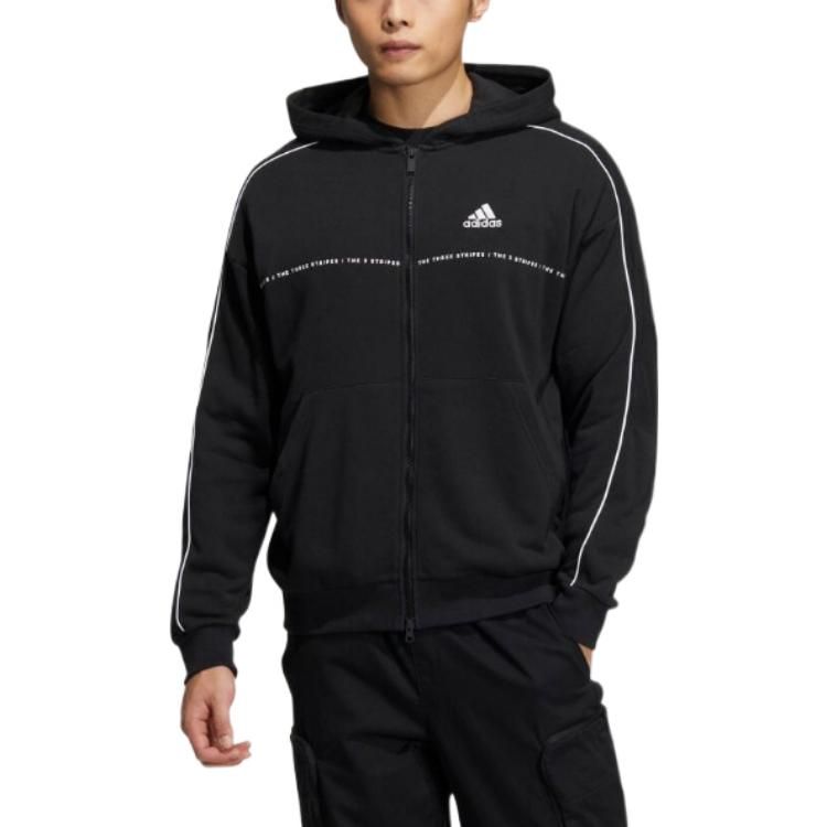 Adidas Word SWT Full-Zip Hoodie 'Black' IA9435 sold by KicksCrew product image thumbnail 4