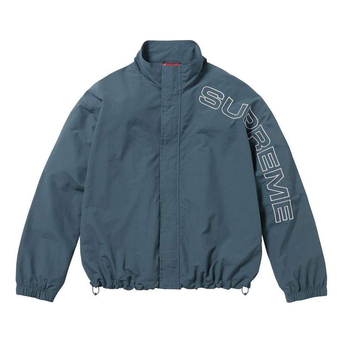 Supreme Spelled Out Embroidered Track Jacket 'Teal White' SUP-FW23-029 sold by KicksCrew