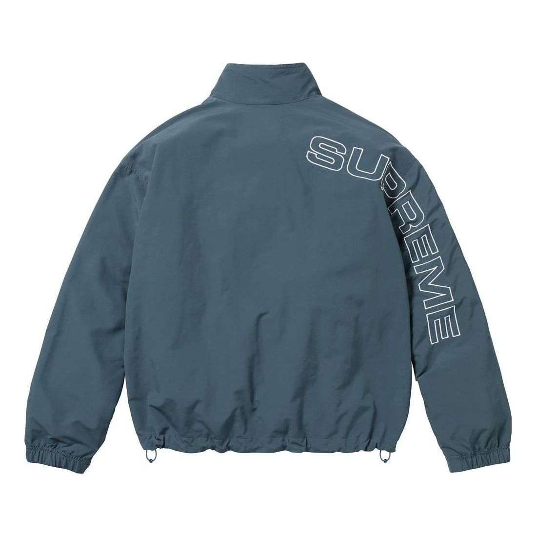 Supreme Spelled Out Embroidered Track Jacket 'Teal White' SUP-FW23-029 sold by KicksCrew product image thumbnail 2