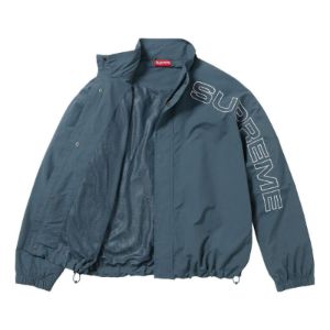 Supreme Spelled Out Embroidered Track Jacket 'Teal White' SUP-FW23-029 sold by KicksCrew