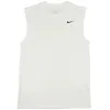 Nike Dri-FIT Legend Sleeveless T-Shirt 'White Black' DX0992-100 sold by KicksCrew
