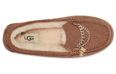 (WMNS) UGG Ansley Chain Loafer 'Chestnut' 1127330-CHE sold by KicksCrew