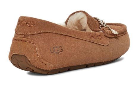 (WMNS) UGG Ansley Chain Loafer 'Chestnut' 1127330-CHE sold by KicksCrew