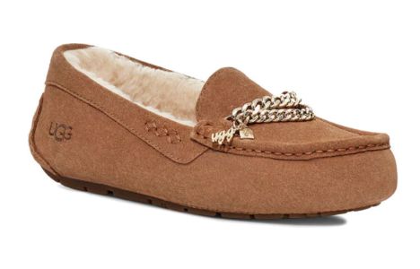 (WMNS) UGG Ansley Chain Loafer 'Chestnut' 1127330-CHE sold by KicksCrew