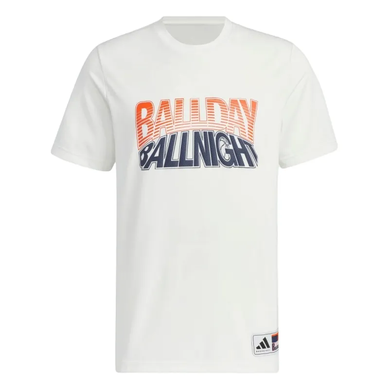 adidas Basketball Aeroready T-Shirt 'White Blue Red' JI9765 sold by KicksCrew
