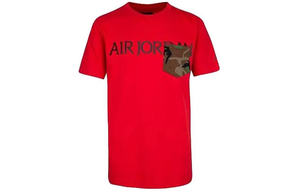 Air Jordan Classic Camo Pocket T-SHIRT 'Red' 95A076-R78 sold by KicksCrew product image thumbnail 2