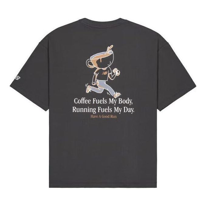 New Balance Coffee Graphic T-Shirt 'Dark Grey' NEE25021-CHL sold by KicksCrew