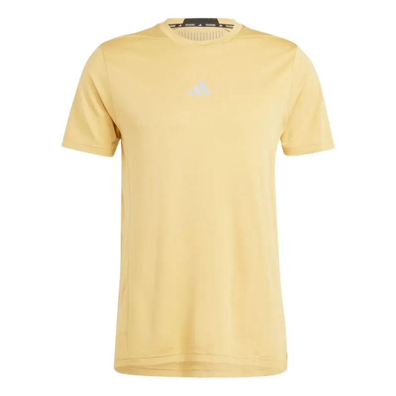 adidas Designed for Training HIIT Workout HEAT.RDY T-shirt 'Yellow' IS3740 sold by KicksCrew