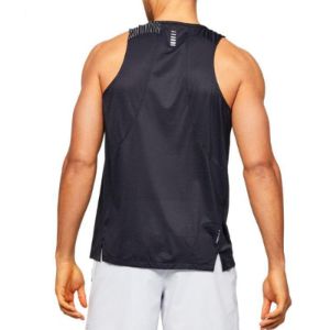 Under Armour Qualifier Iso-Chill Running Tank 'Black Grey' 1350135-002 sold by KicksCrew