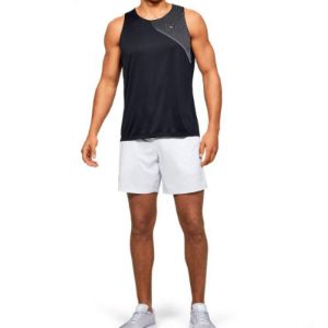 Under Armour Qualifier Iso-Chill Running Tank 'Black Grey' 1350135-002 sold by KicksCrew