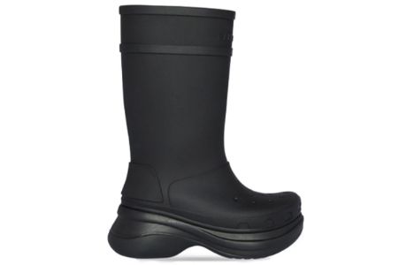 Crocs x Balenciaga Boots 'Black' 677384W1S8E1000 sold by KicksCrew