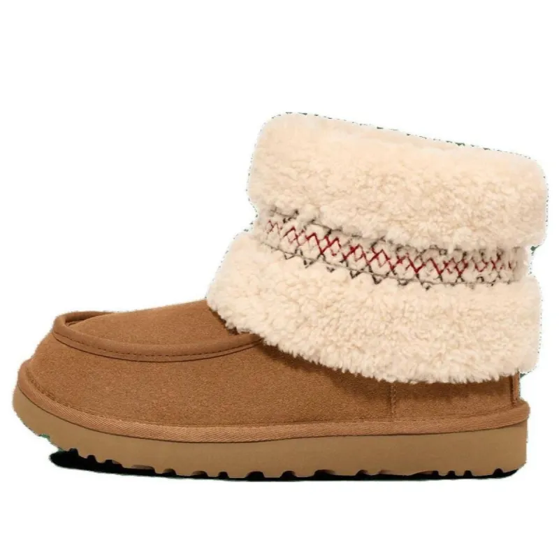 (WMNS) UGG Mini Braid Boot 'Chestnut' 1148930-CHE sold by KicksCrew