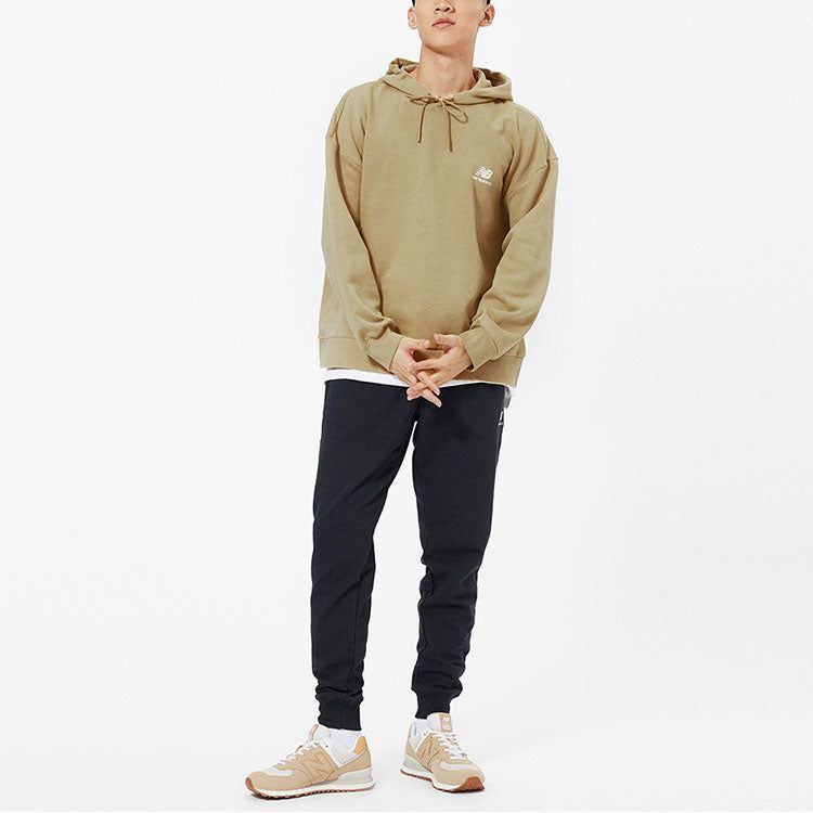 New Balance Logo Hoodie 'Khaki' AMT13341-HNA sold by KicksCrew product image thumbnail 3