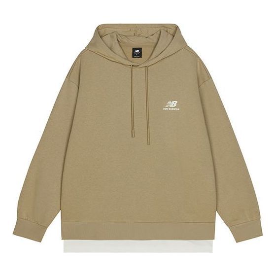 New Balance Logo Hoodie 'Khaki' AMT13341-HNA sold by KicksCrew