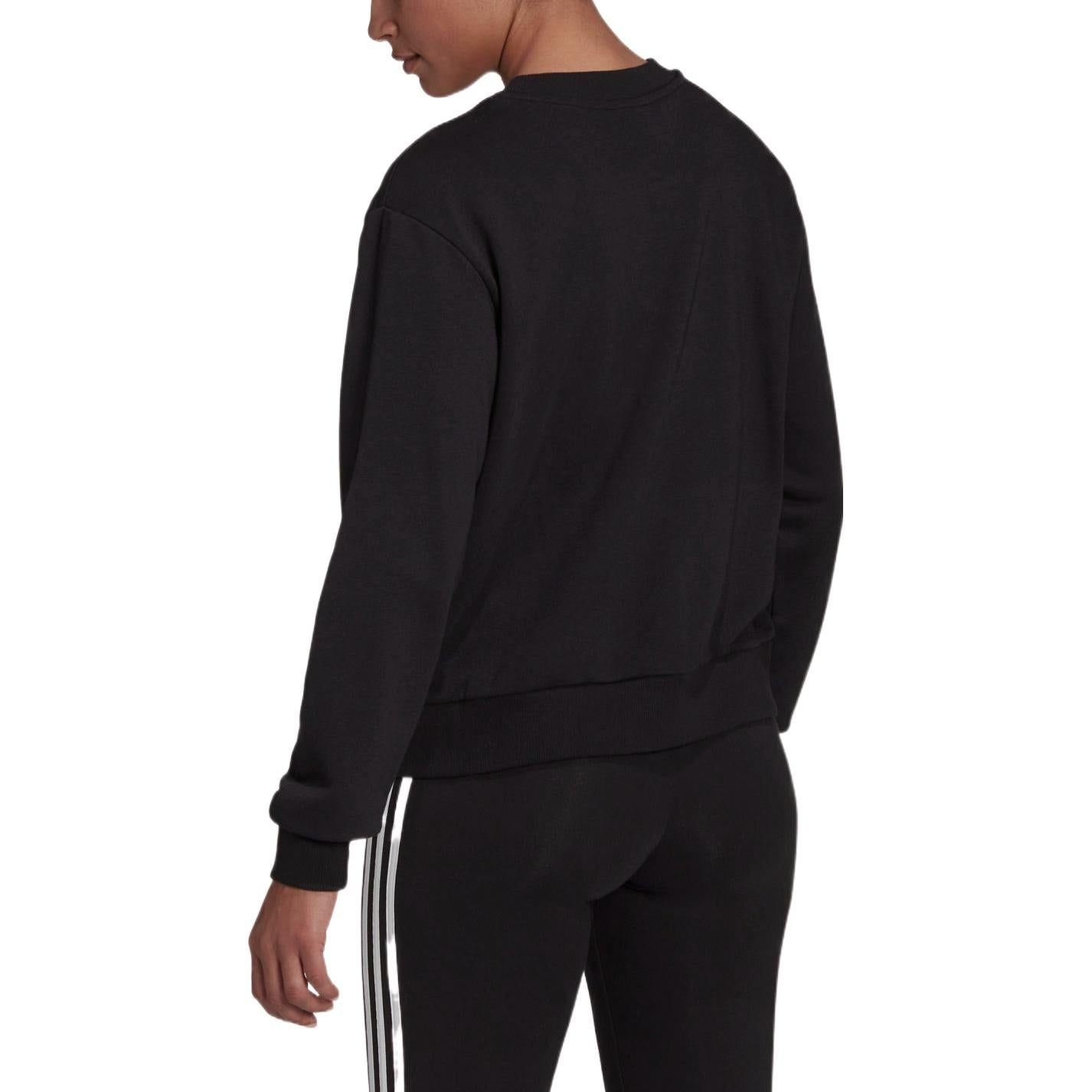 (WMNS) adidas Essentials Logo Loose Sweatshirt 'Black' HD1757 sold by KicksCrew product image thumbnail 3