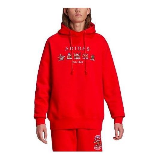 adidas Christmas Hoodie 'Red' HK7446 sold by KicksCrew