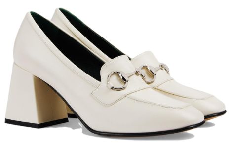 (WMNS) Gucci Horsebit Pump 'Off White Leather' 757753-AACE8-9022 sold by KicksCrew