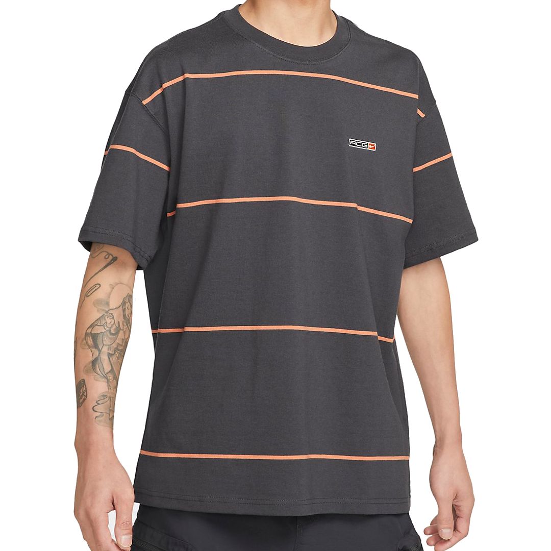 Nike ACG Stripe Tee 'Blue Grey' DQ4956-070 sold by KicksCrew