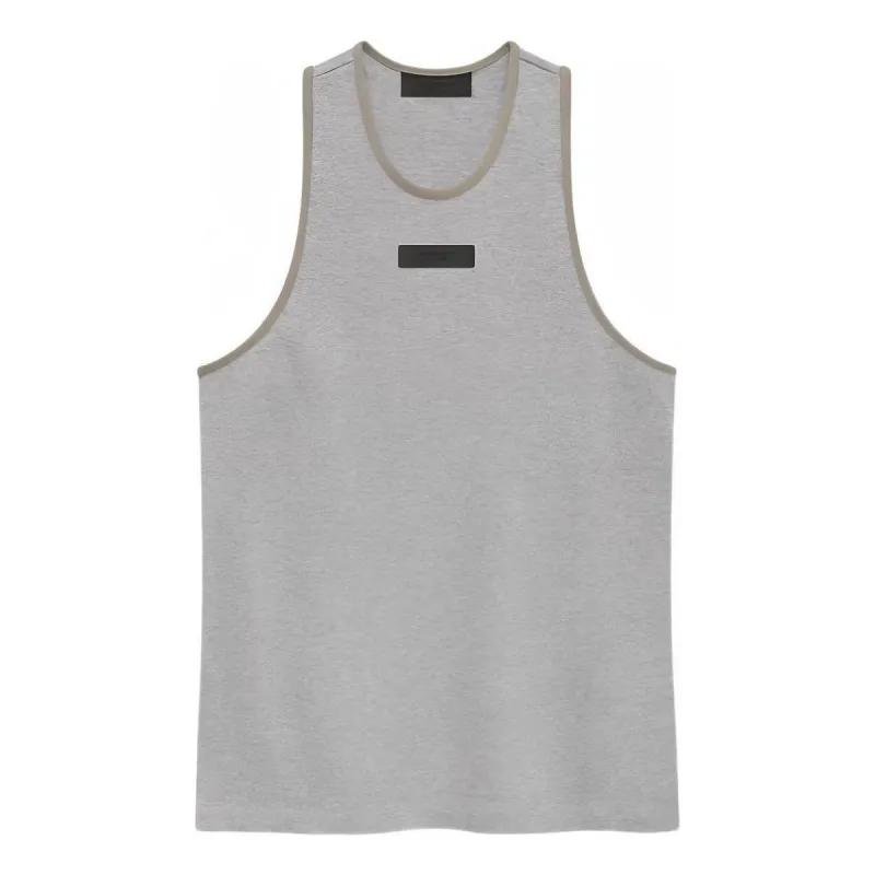 Fear of God Essentials SS24 Heavy Jersey Tank 'Light Heather Grey' 125SP242046F sold by KicksCrew