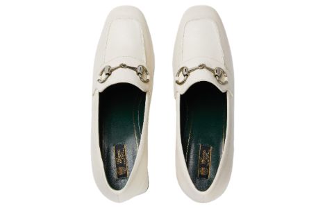(WMNS) Gucci Horsebit Pump 'Off White Leather' 757753-AACE8-9022 sold by KicksCrew