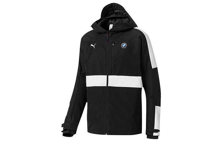 Puma BMW Motorsport Zip Hooded Jacket 'Black' 576637-01 sold by KicksCrew product image thumbnail 2
