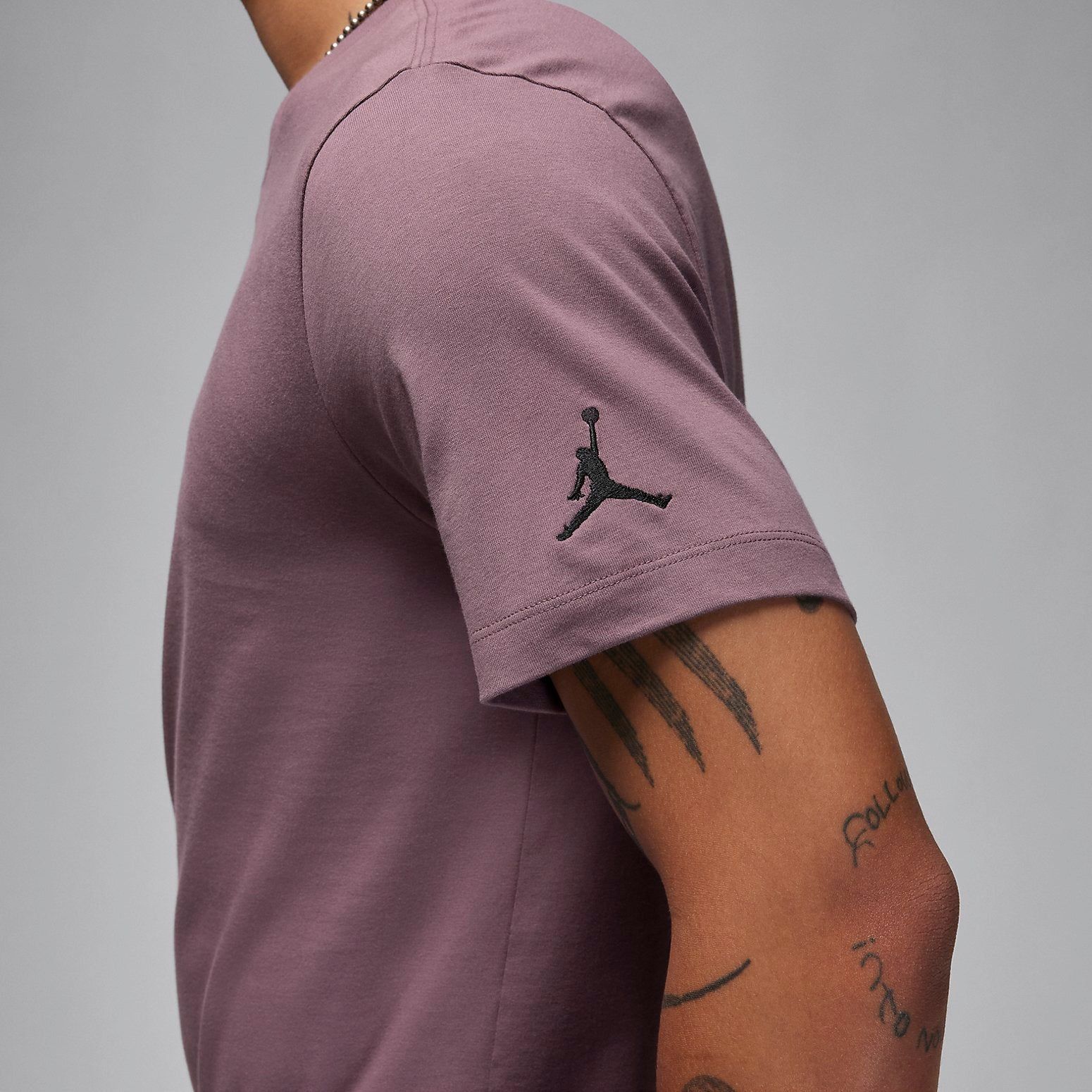 Air Jordan Air Emb Crew Short Sleeve 'Purple' DM3182-508 sold by KicksCrew product image thumbnail 3