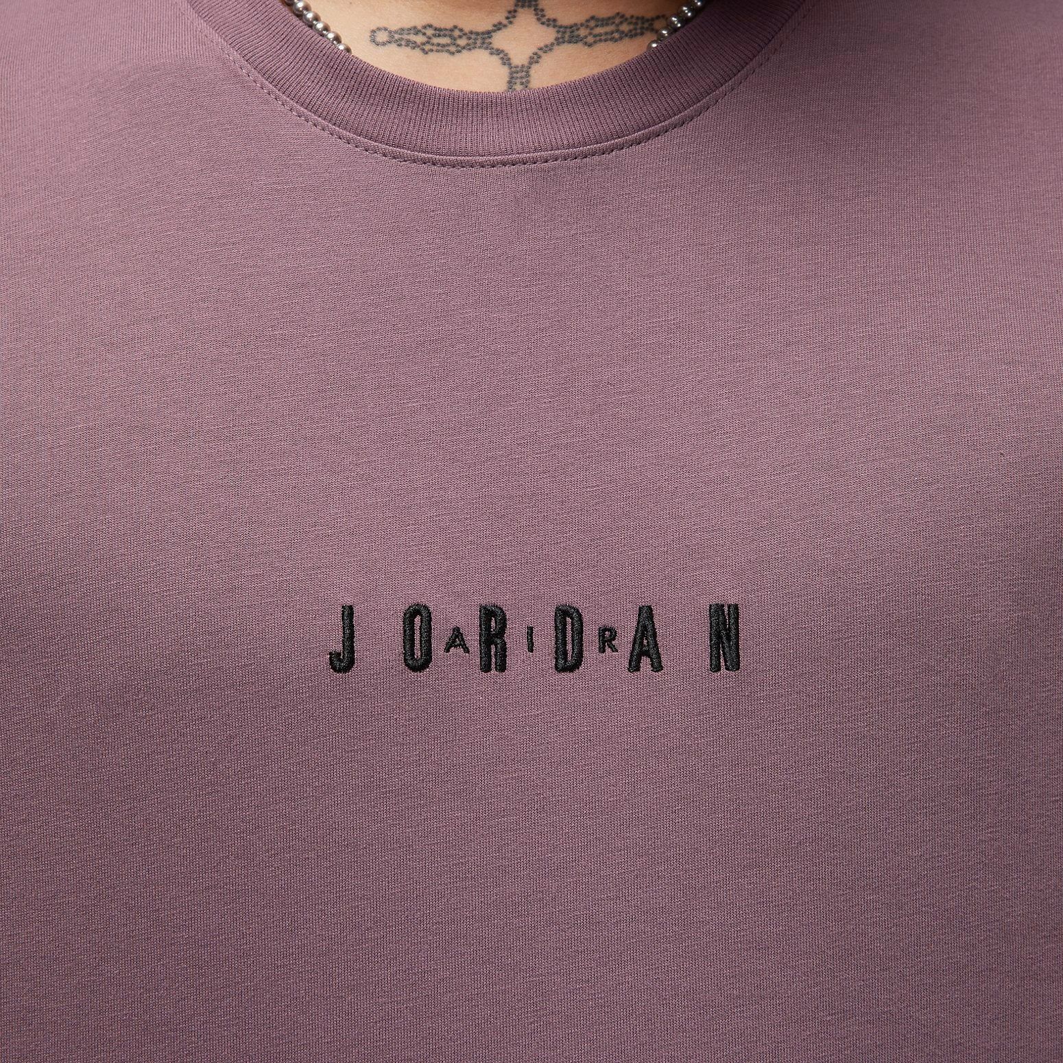 Air Jordan Air Emb Crew Short Sleeve 'Purple' DM3182-508 sold by KicksCrew product image thumbnail 2