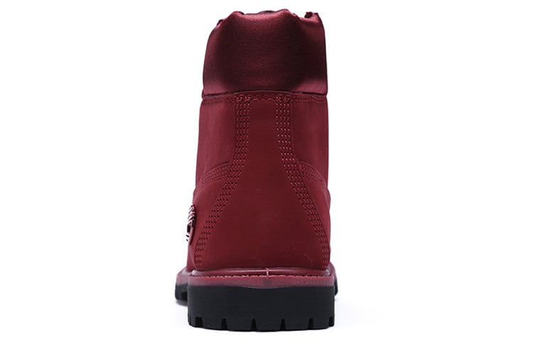 (WMNS) Timberland 6" Premium Waterproof Boot 'Burgundy Nubuck' A1SC7 sold by KicksCrew product image thumbnail 5