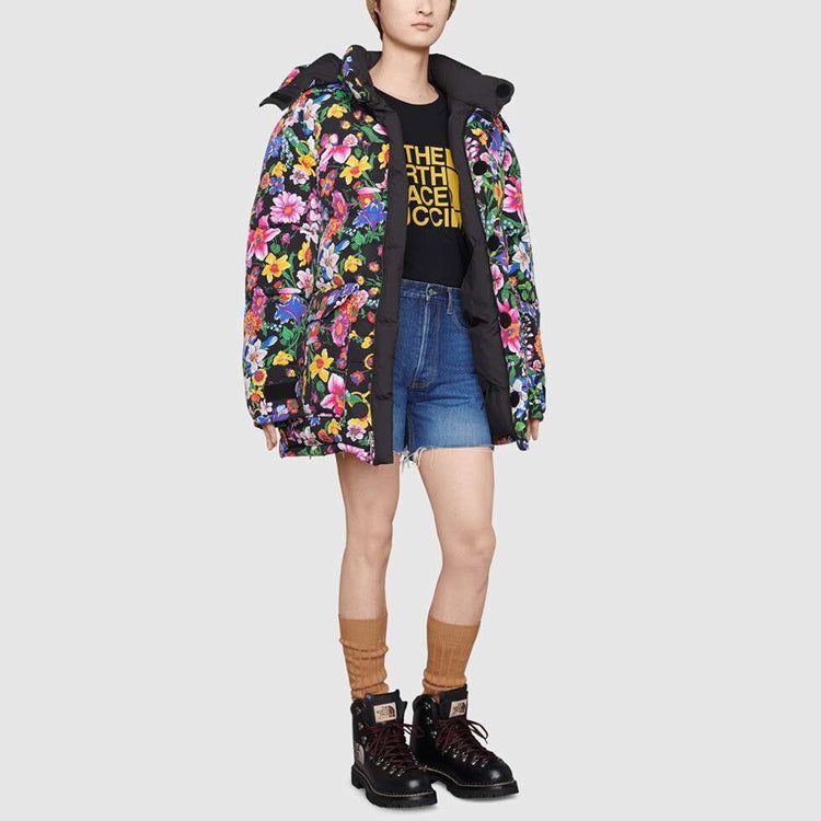 Gucci x The North Face Floral Print Down Jacket 'Purple' 648858-XAABX-1037 sold by KicksCrew product image thumbnail 4