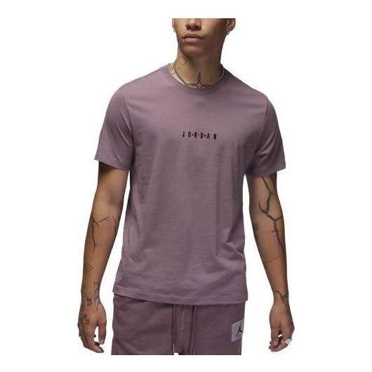 Air Jordan Air Emb Crew Short Sleeve 'Purple' DM3182-508 sold by KicksCrew