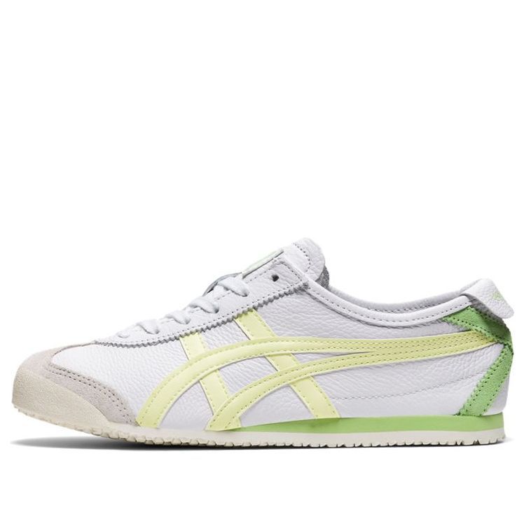 (WMNS) Onitsuka Tiger MEXICO 66 Deluxe Shoes 'White Huddle Yellow' 1182A078-109 sold by KicksCrew