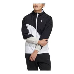 Adidas Feel Good Retro Windbreaker Jackets 'Black White' HD4629 sold by KicksCrew