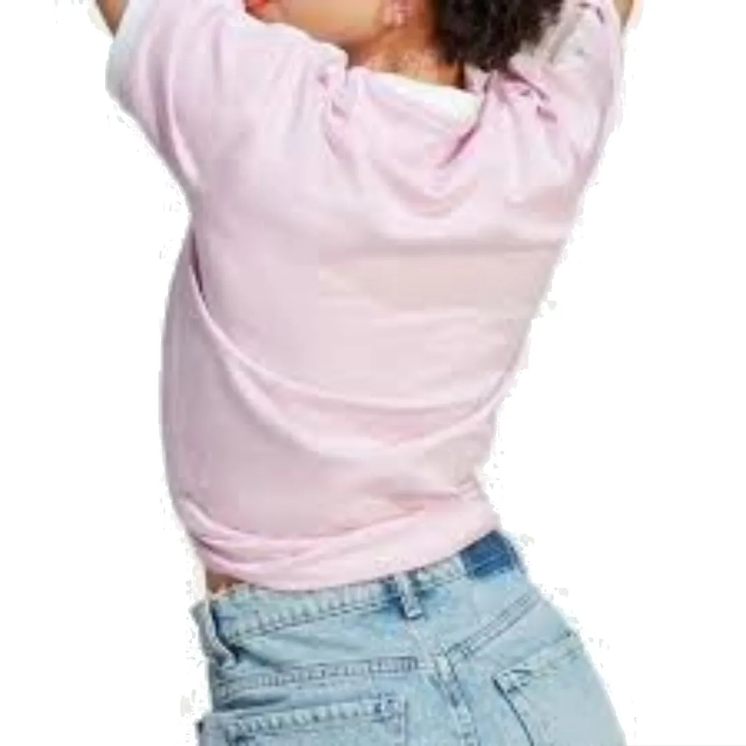 (WMNS) adidas 3-Stripes T-Shirt 'Pink White' IK4048 sold by KicksCrew product image thumbnail 2