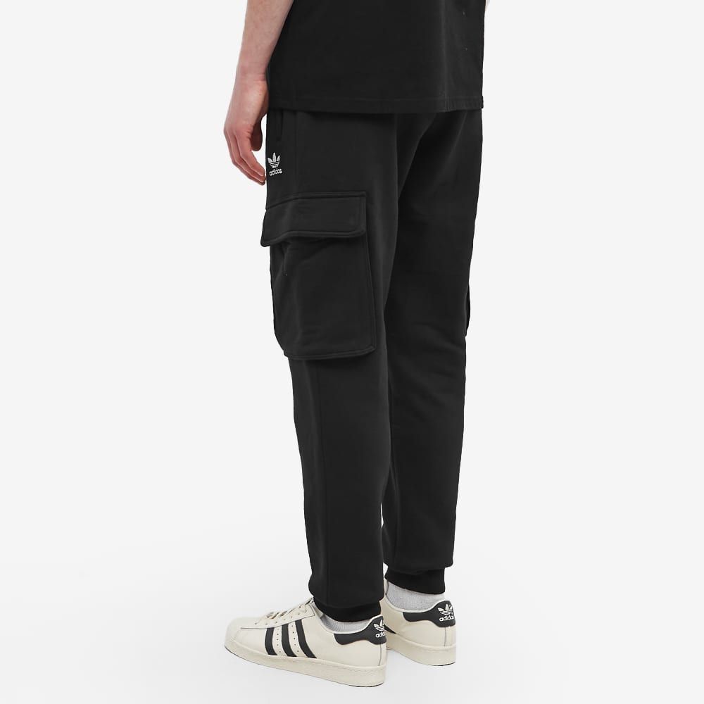 adidas originals Adicolor Essentials Trefoil Cargo Pants 'Black' HE6989 sold by KicksCrew product image thumbnail 4
