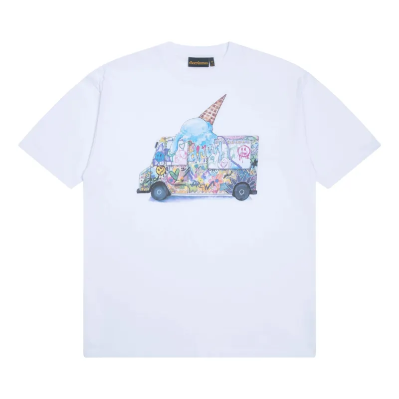 Drew House Ice Cream Truck T-shirt 'White' DR-SS22-191 sold by KicksCrew