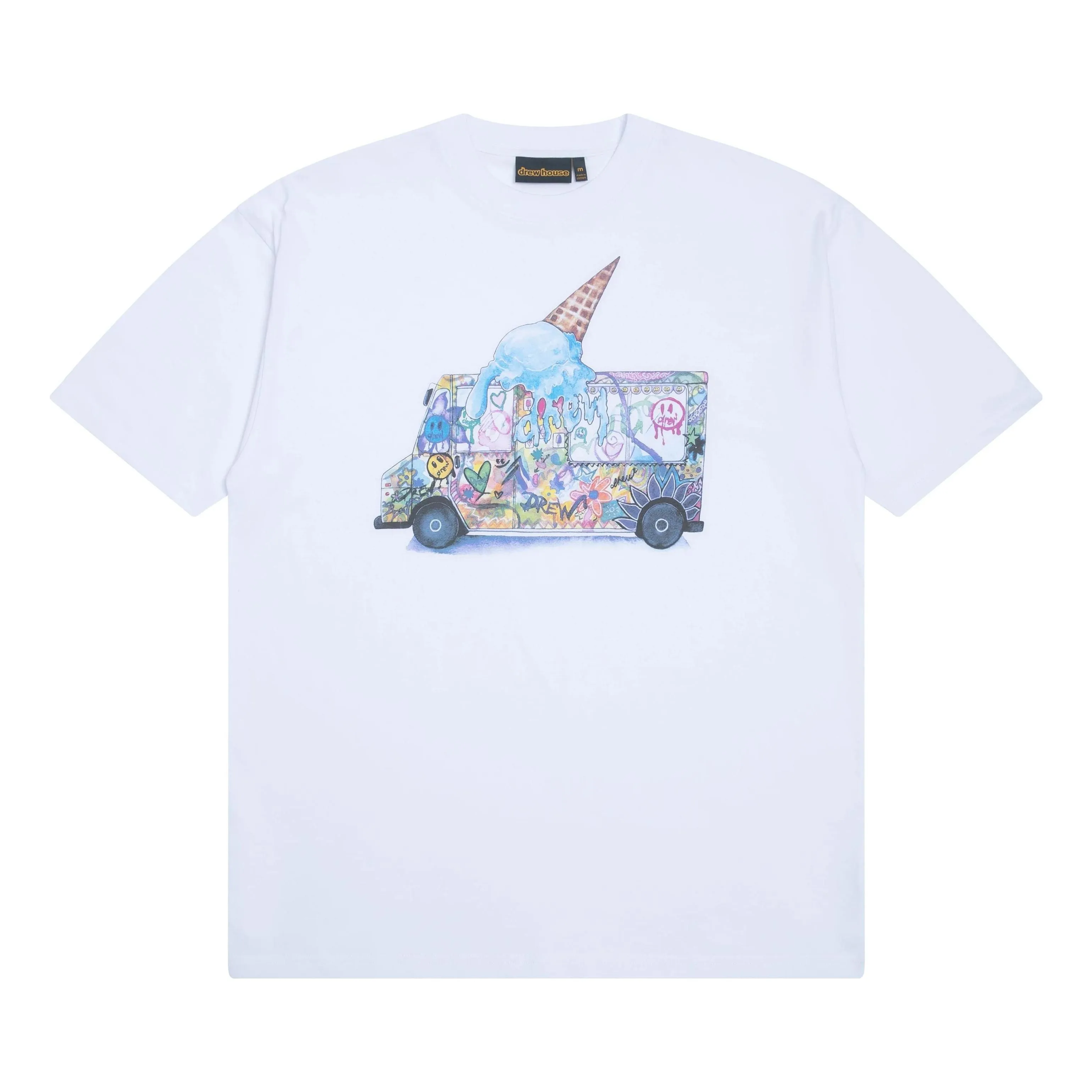 Drew House Ice Cream Truck T-shirt 'White' DR-SS22-191 sold by KicksCrew