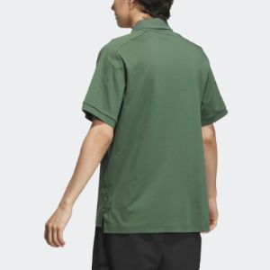 Adidas Wuji Premium Polo Shirts 'Green' IA8109 sold by KicksCrew