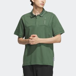 Adidas Wuji Premium Polo Shirts 'Green' IA8109 sold by KicksCrew