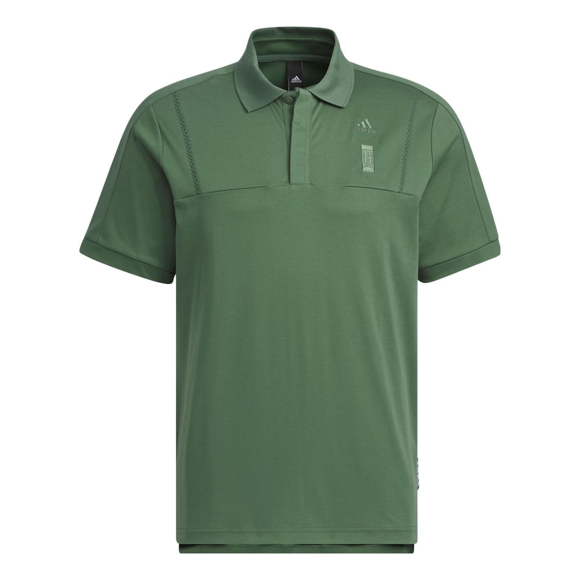 Adidas Wuji Premium Polo Shirts 'Green' IA8109 sold by KicksCrew