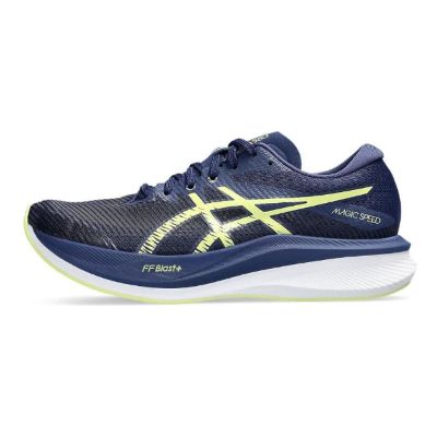 (WMNS) ASICS Magic Speed 3 'Illusion Blue Glow Yellow' 1012B518-400 sold by KicksCrew