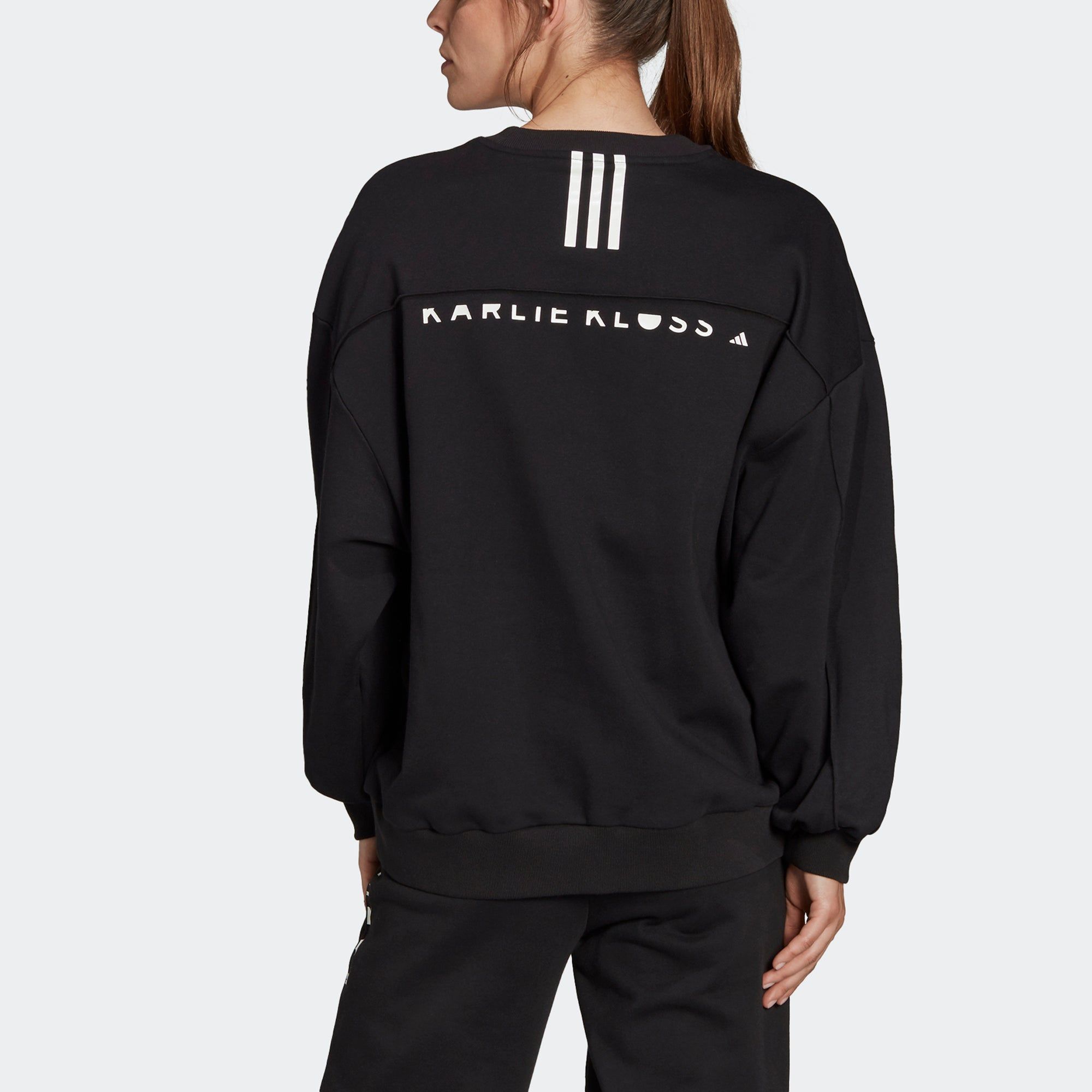 (WMNS) Adidas X Karlie Kloss Sweaters 'Black' HA0955 sold by KicksCrew product image thumbnail 3