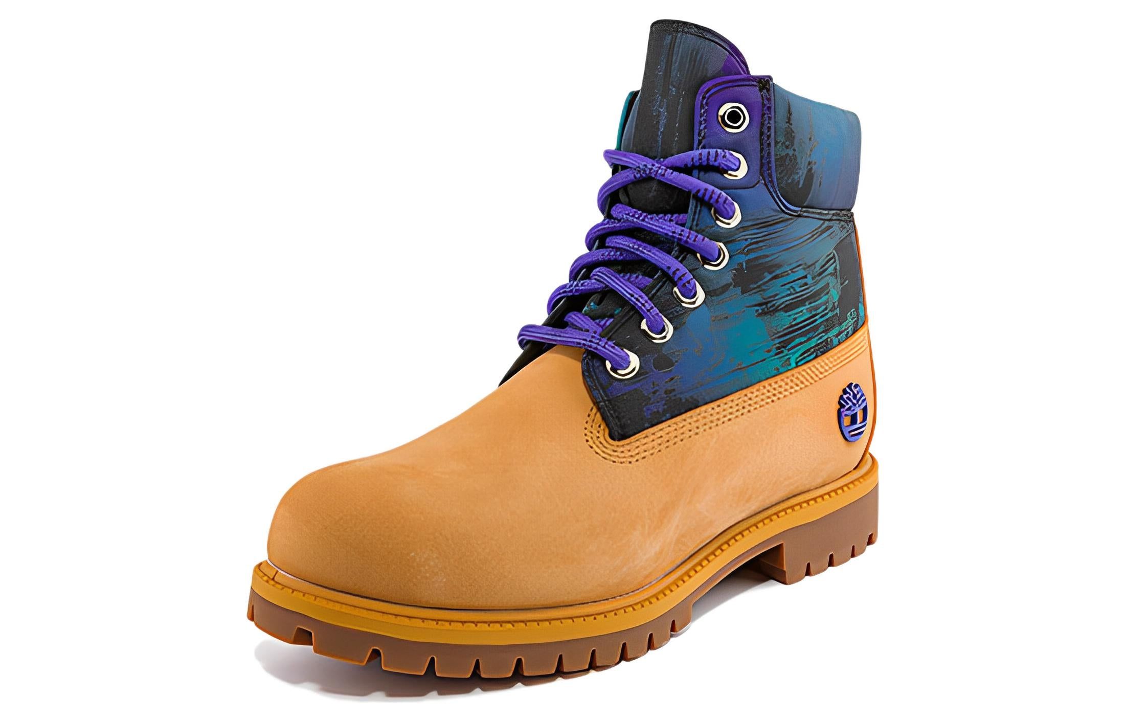 Timberland Heritage 6 Inch Waterproof Boot 'Wheat Nubuck with Print' A2M5V sold by KicksCrew product image thumbnail 3