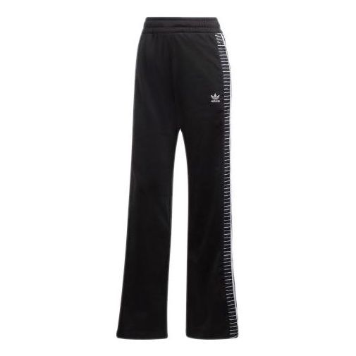 (WMNS) Adidas Originals Mid Waist Casual Pants 'Black' DU9880 sold by KicksCrew