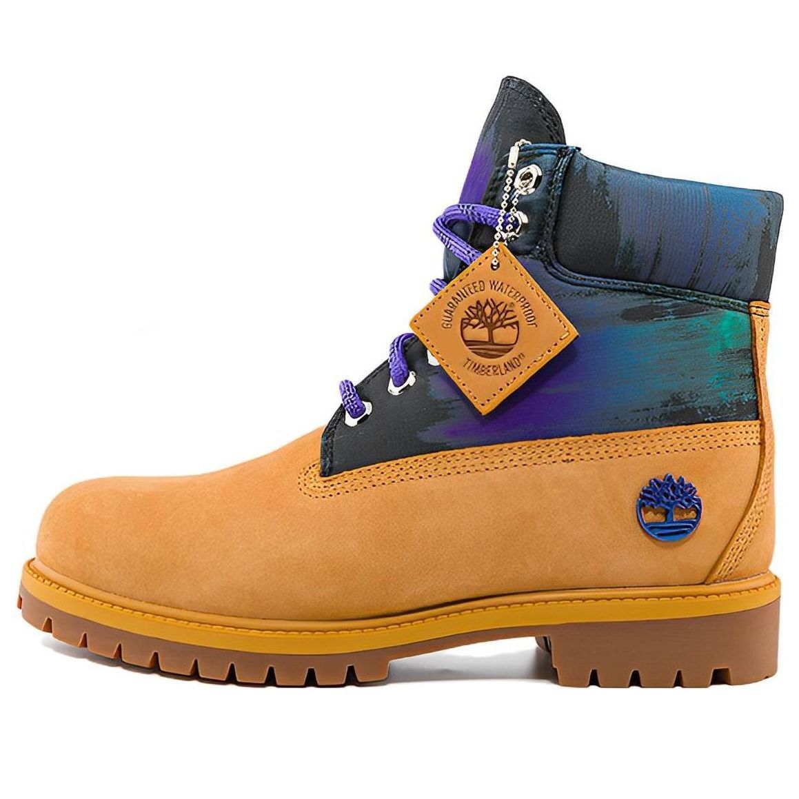 Timberland Heritage 6 Inch Waterproof Boot 'Wheat Nubuck with Print' A2M5V sold by KicksCrew