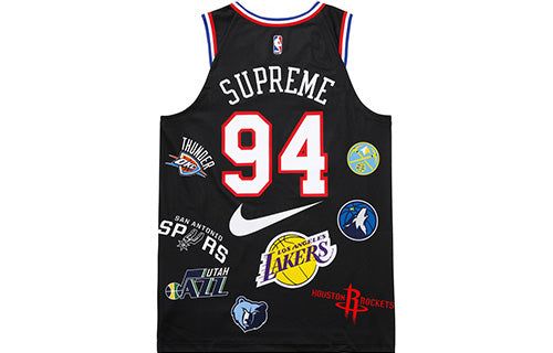 Nike Lab Supreme x NBA Tank Top 'Black Multi' AQ4227-010 sold by KicksCrew product image thumbnail 2